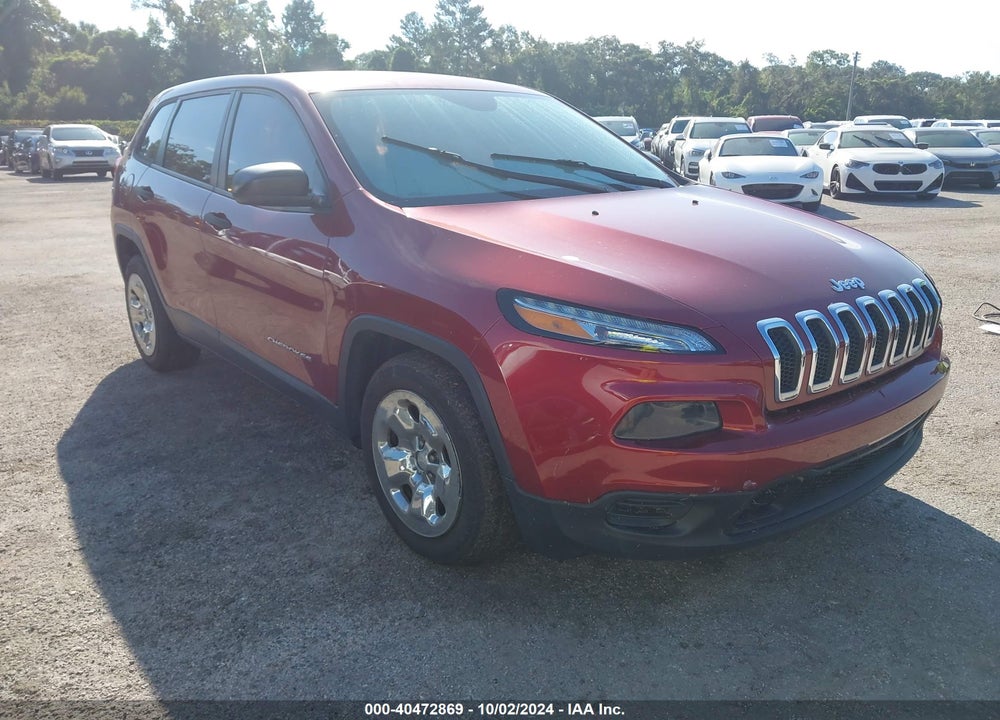 2016 JEEP CHEROKEE SPORT VIN: 1C4PJLAB4GW324766