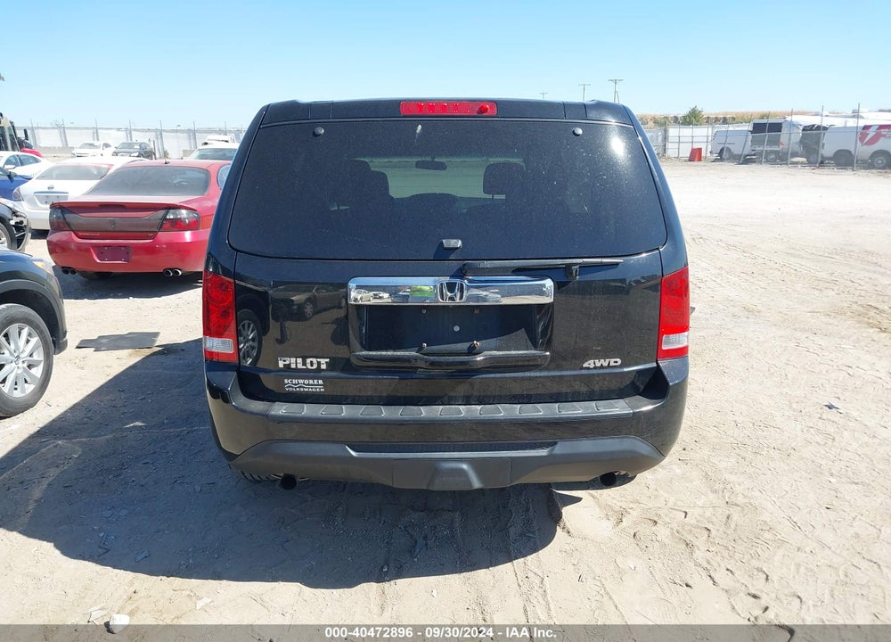 2013 HONDA PILOT LX VIN: 5FNYF4H2XDB085192