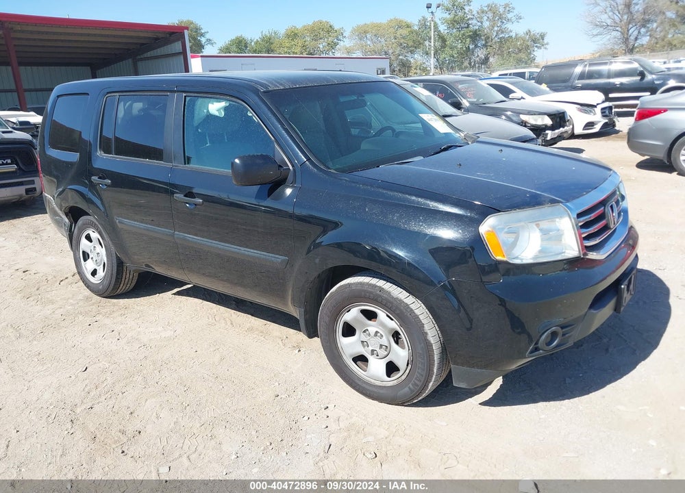 2013 HONDA PILOT LX VIN: 5FNYF4H2XDB085192