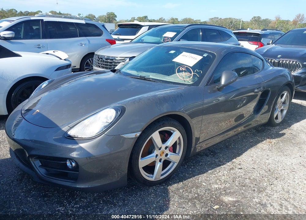 2014 PORSCHE CAYMAN VIN: WP0AA2A84EK173338