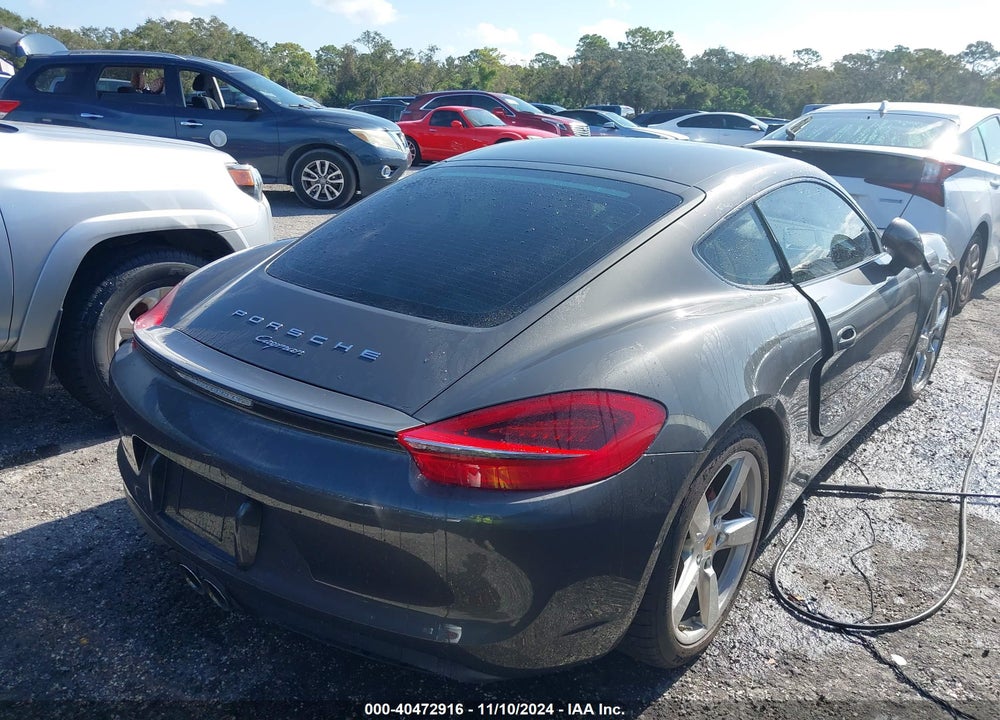 2014 PORSCHE CAYMAN VIN: WP0AA2A84EK173338