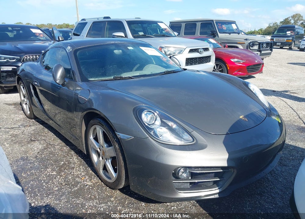 2014 PORSCHE CAYMAN VIN: WP0AA2A84EK173338