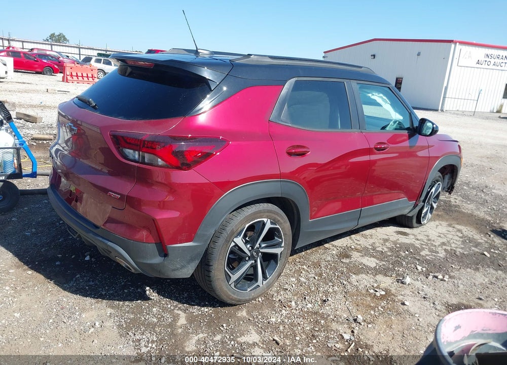 2023 CHEVROLET TRAILBLAZER AWD RS VIN: KL79MUSL9PB147410