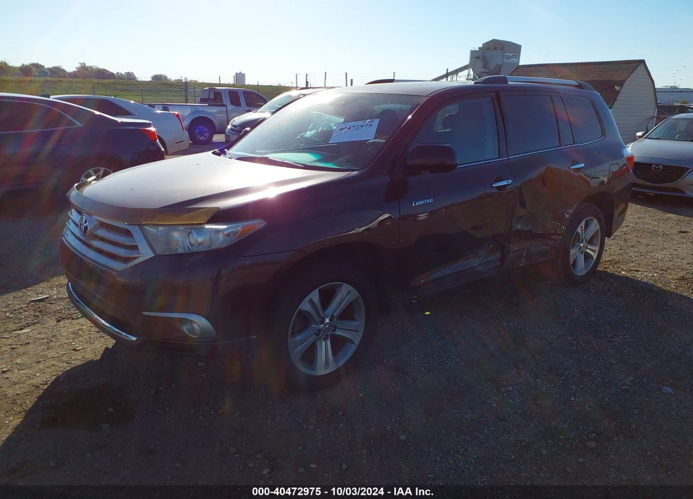 2013 TOYOTA HIGHLANDER LIMITED V6 VIN: 5TDDK3EH7DS256165
