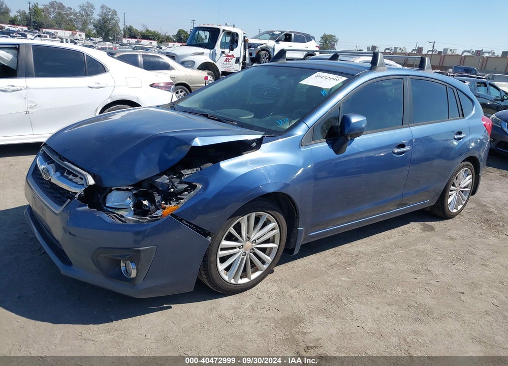 2012 SUBARU IMPREZA 2.0I LIMITED VIN: JF1GPAG66CH237274