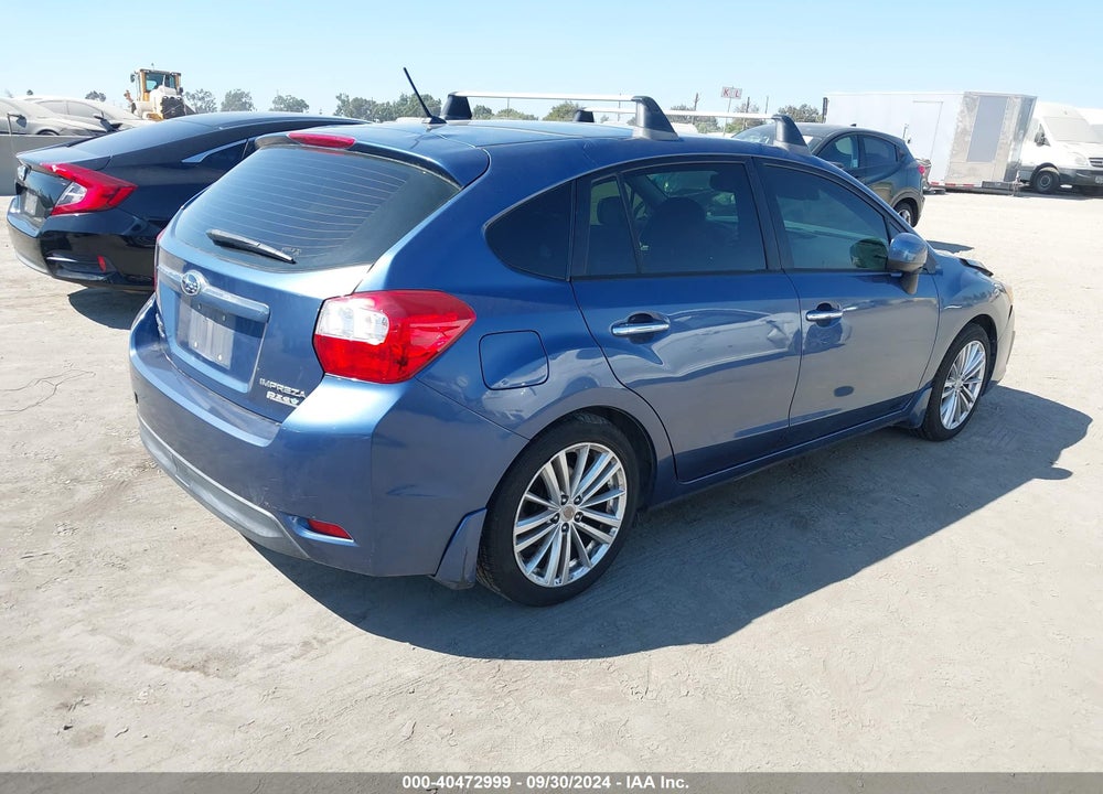 2012 SUBARU IMPREZA 2.0I LIMITED VIN: JF1GPAG66CH237274