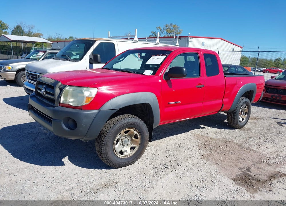 2007 TOYOTA TACOMA BASE V6 VIN: 5TEUU42N17Z375993