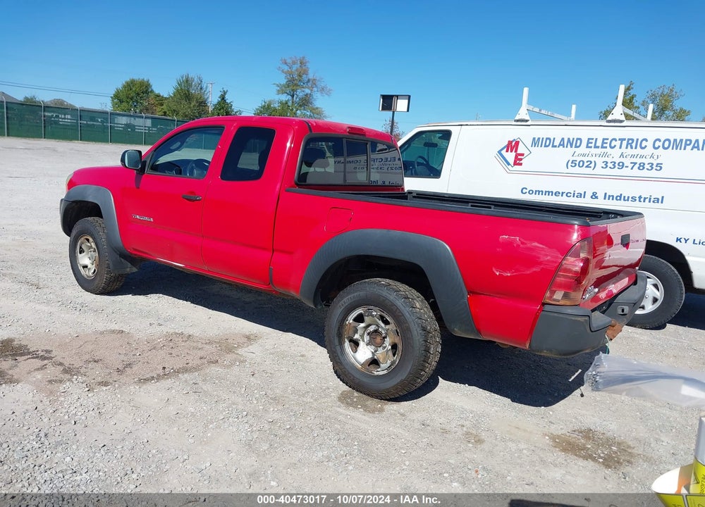2007 TOYOTA TACOMA BASE V6 VIN: 5TEUU42N17Z375993