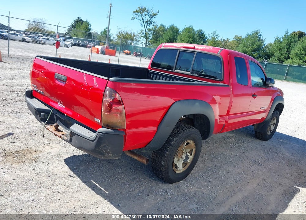 2007 TOYOTA TACOMA BASE V6 VIN: 5TEUU42N17Z375993