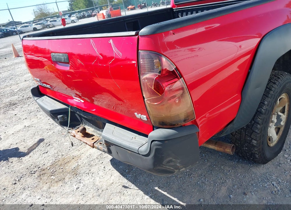 2007 TOYOTA TACOMA BASE V6 VIN: 5TEUU42N17Z375993