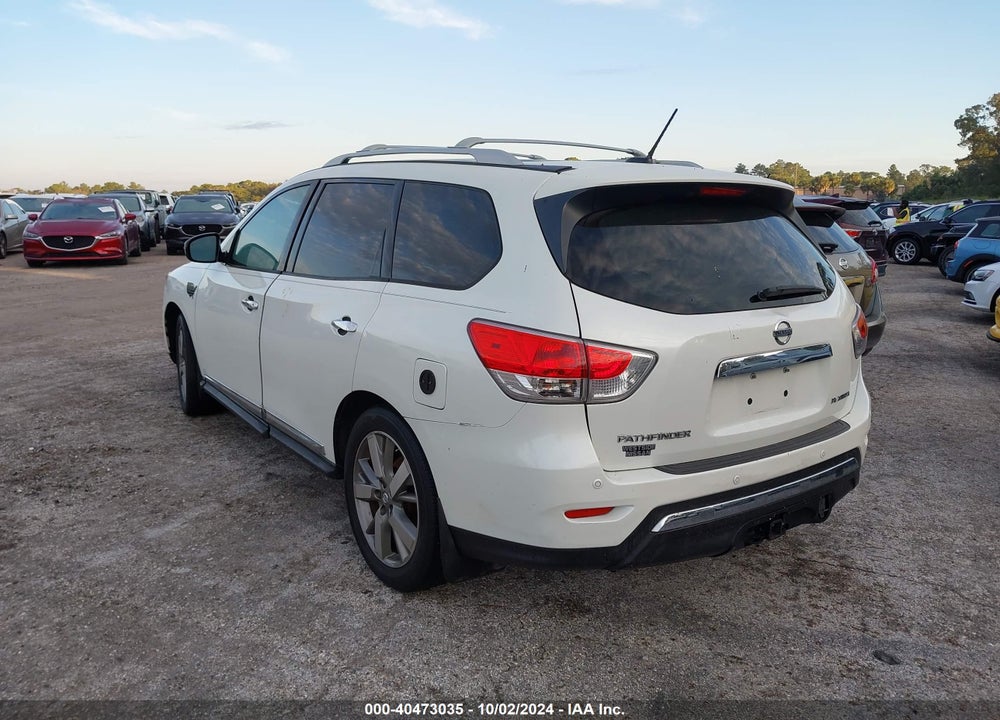 2015 NISSAN PATHFINDER PLATINUM VIN: 5N1AR2MN2FC680580