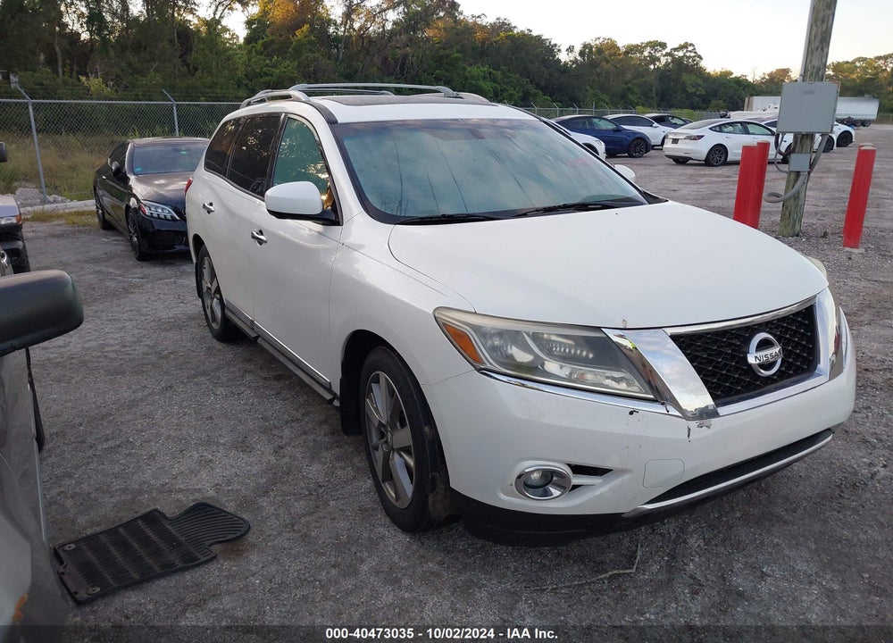 2015 NISSAN PATHFINDER PLATINUM VIN: 5N1AR2MN2FC680580