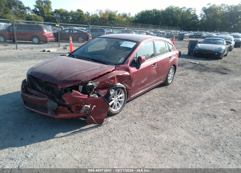 2014 SUBARU IMPREZA VIN: JF1GPAC67E8277176