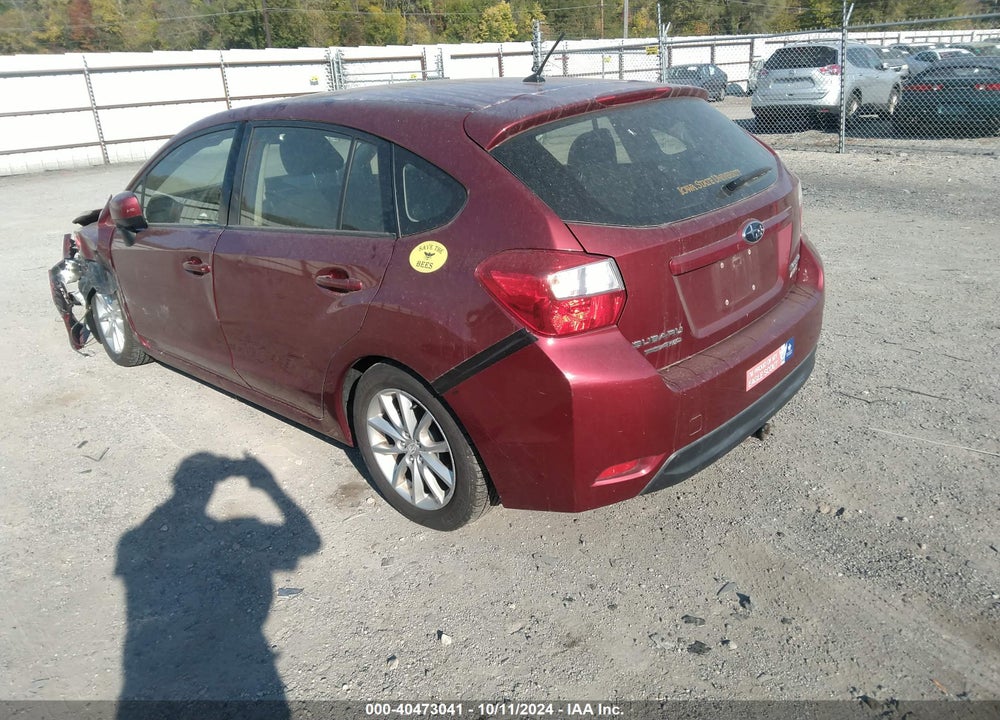 2014 SUBARU IMPREZA VIN: JF1GPAC67E8277176