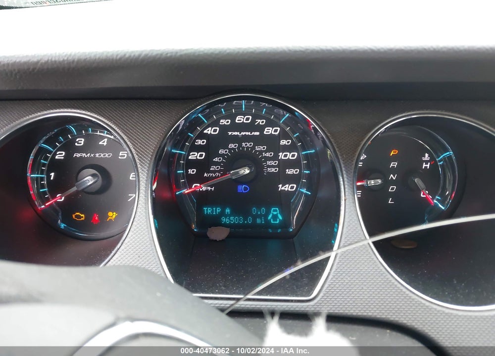 2010 FORD TAURUS SE VIN: 1FAHP2DW1AG151050