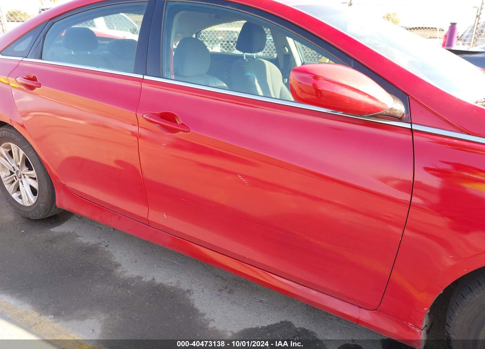 2014 HYUNDAI SONATA GLS VIN: 5NPEB4AC0EH854819