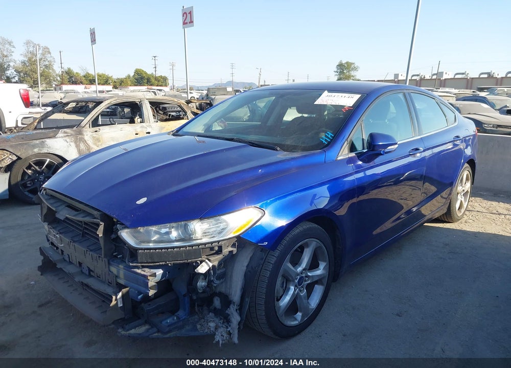 2015 FORD FUSION SE VIN: 3FA6P0H9XFR310244