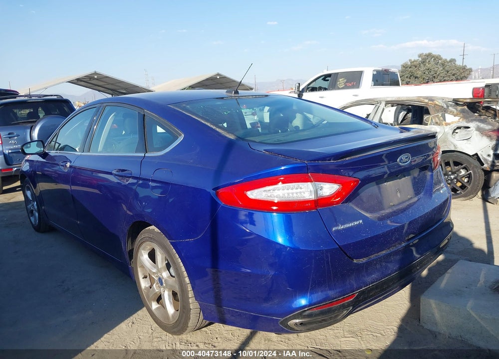 2015 FORD FUSION SE VIN: 3FA6P0H9XFR310244
