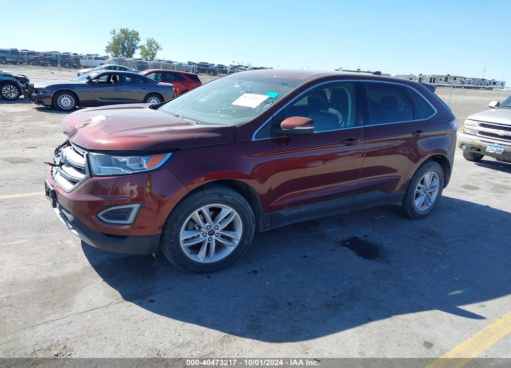 2015 FORD EDGE SEL VIN: 2FMPK3J98FBB00471