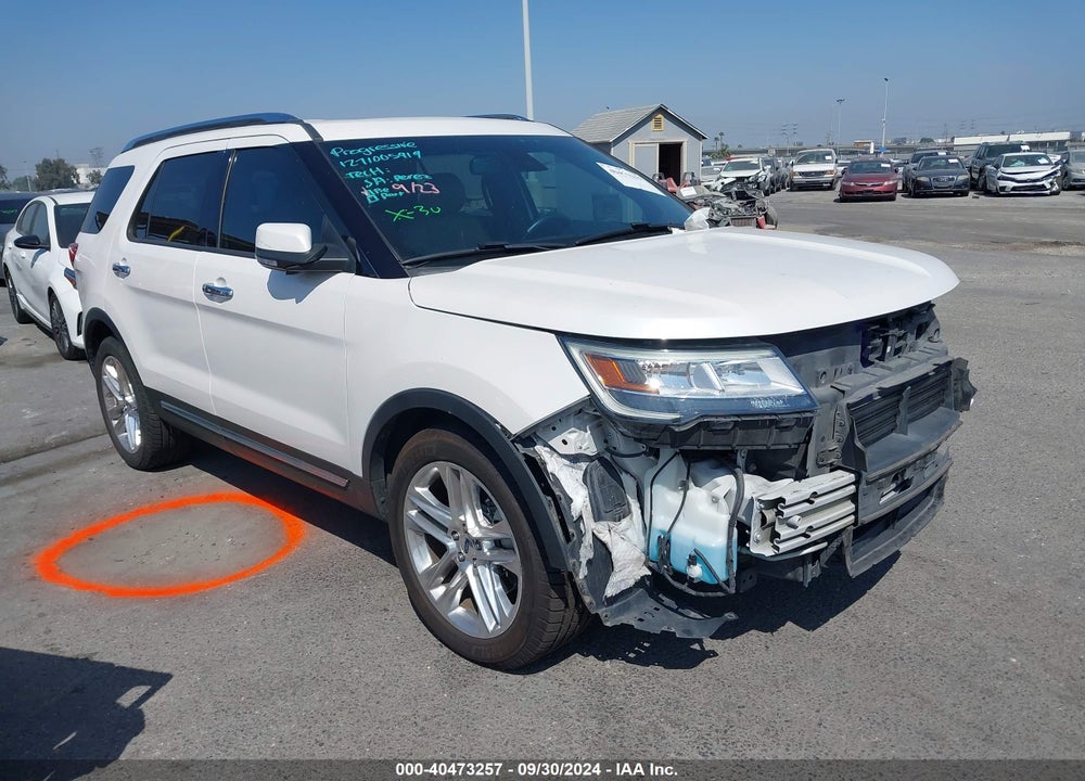 2017 FORD EXPLORER LIMITED VIN: 1FM5K7F83HGA98834