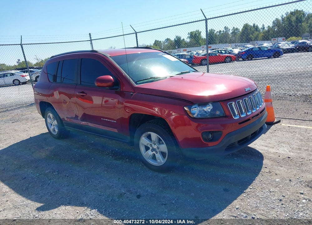 2017 JEEP COMPASS LATITUDE FWD VIN: 1C4NJCEBXHD163015