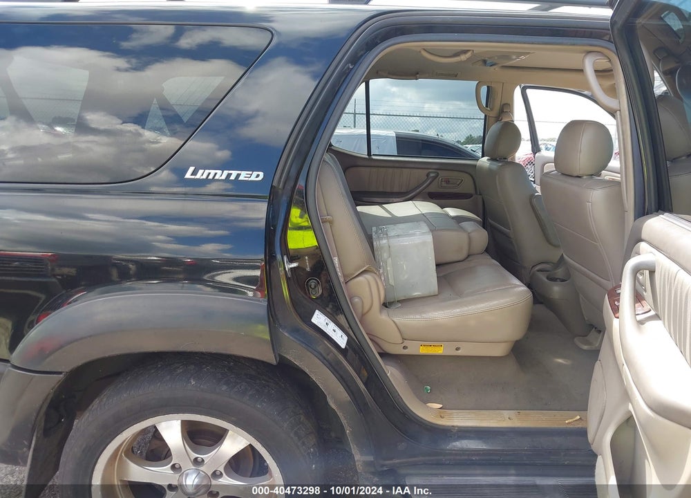 2007 TOYOTA SEQUOIA LIMITED V8 VIN: 5TDBT48A77S279636