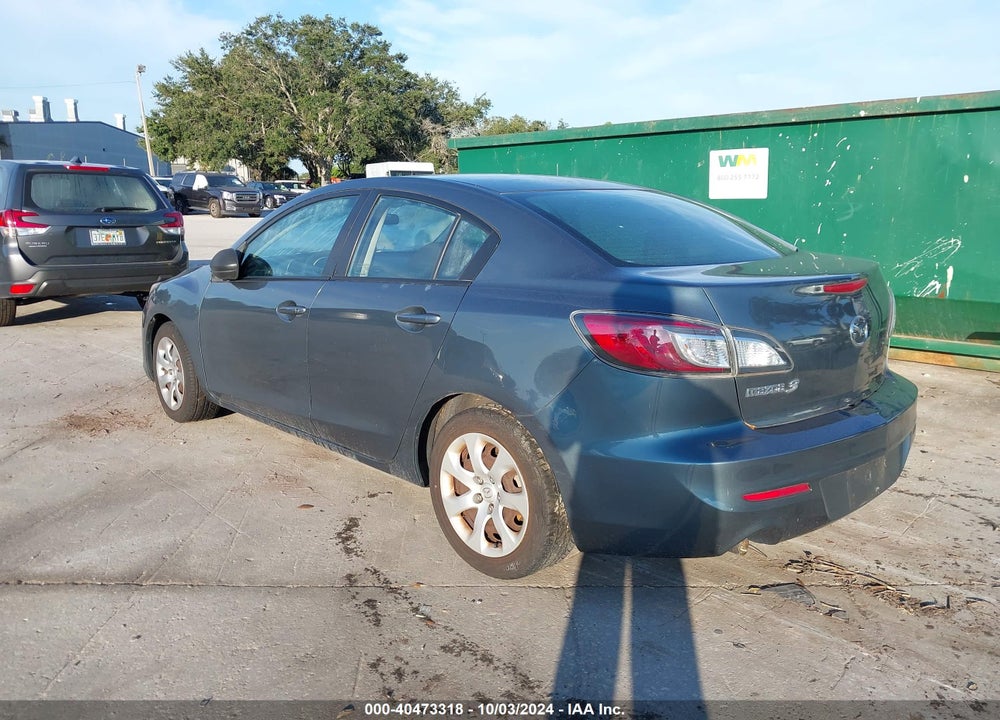 2013 MAZDA 3 I SV VIN: JM1BL1TF8D1705957
