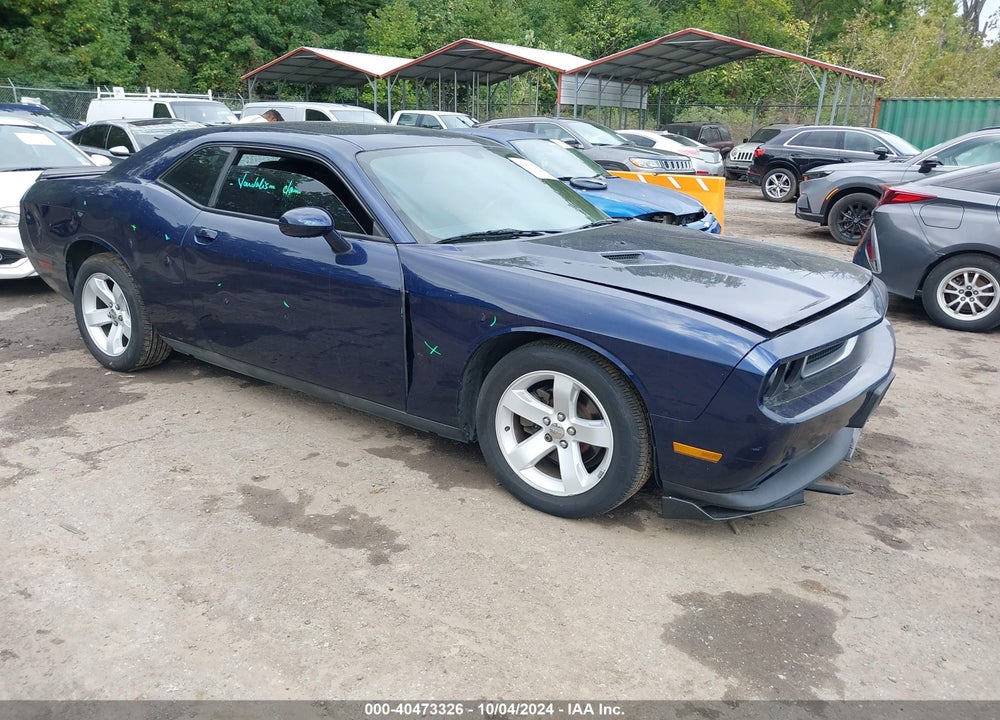 2013 DODGE CHALLENGER SXT VIN: 2C3CDYAGXDH607623