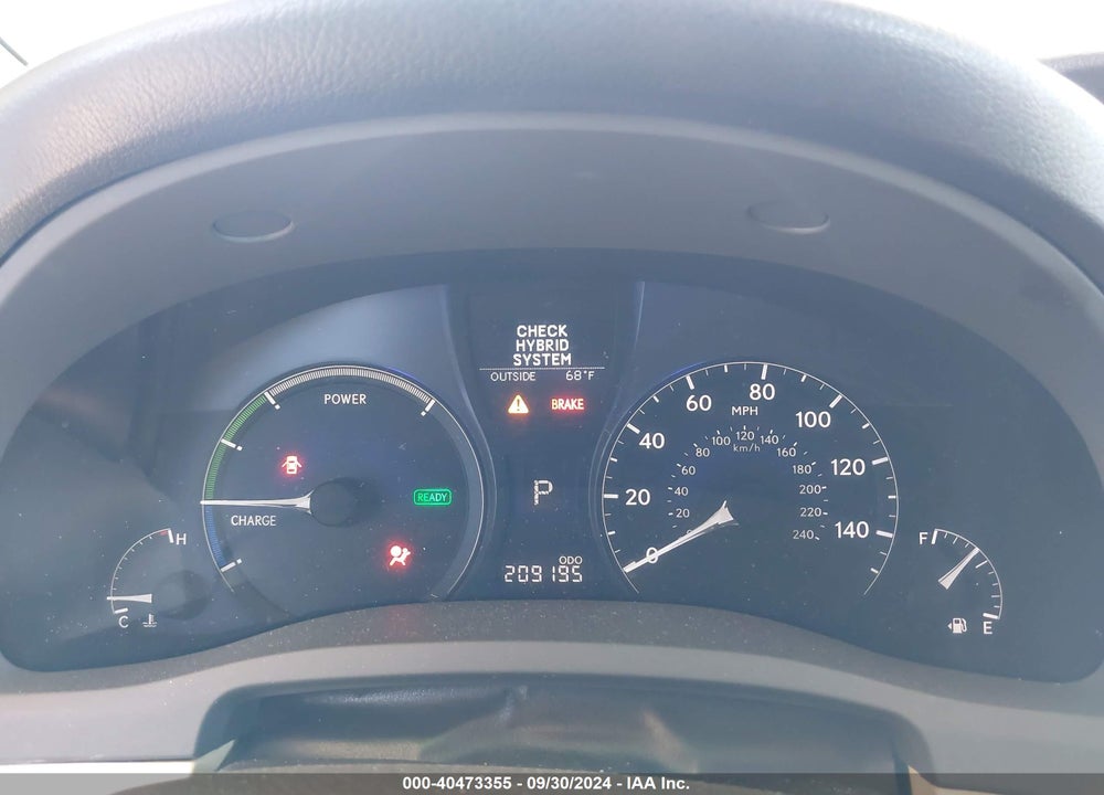 2010 LEXUS RX 450H VIN: JTJBC1BA1A2411373