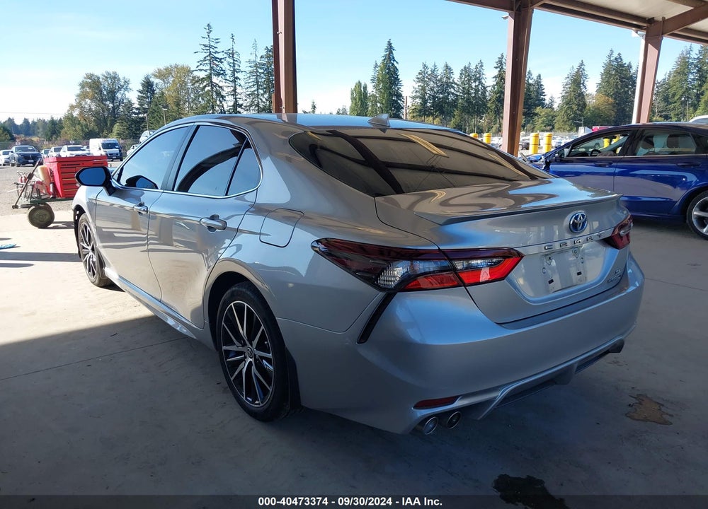 2022 TOYOTA CAMRY SE HYBRID VIN: 4T1S31AK8NU588523