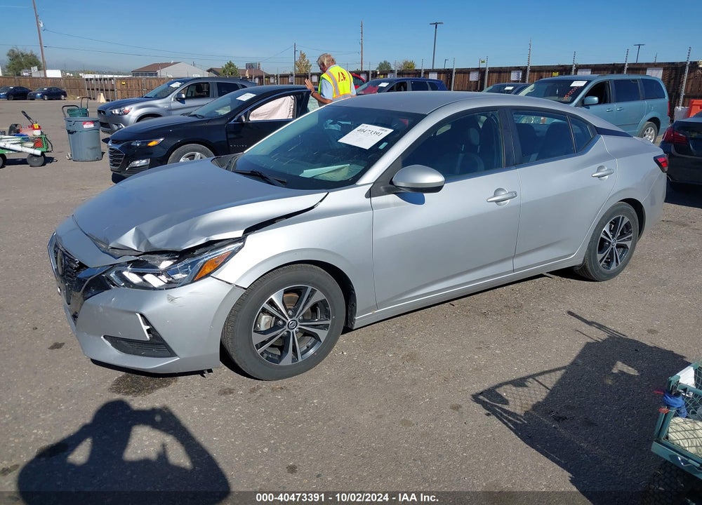 2021 NISSAN SENTRA SV XTRONIC CVT VIN: 3N1AB8CV1MY294334