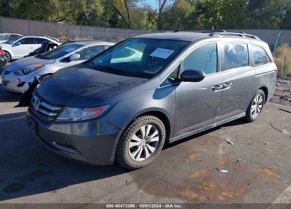 2016 HONDA ODYSSEY SE VIN: 5FNRL5H38GB159810