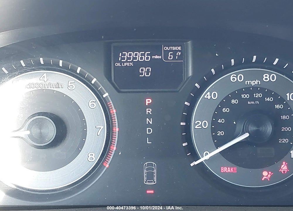 2016 HONDA ODYSSEY SE VIN: 5FNRL5H38GB159810