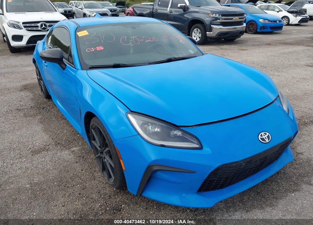 2022 TOYOTA GR86 PREMIUM VIN: JF1ZNBF19N8758227