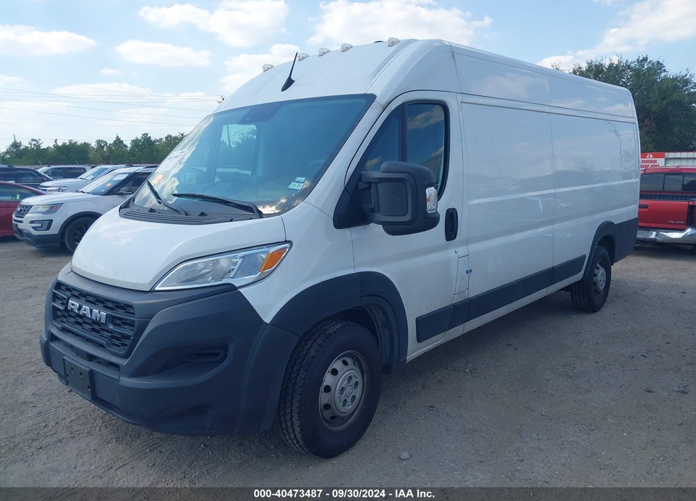2023 RAM PROMASTER 3500 CARGO VAN HIGH ROOF 159 WB EXT VIN: 3C6MRVJG6PE521085