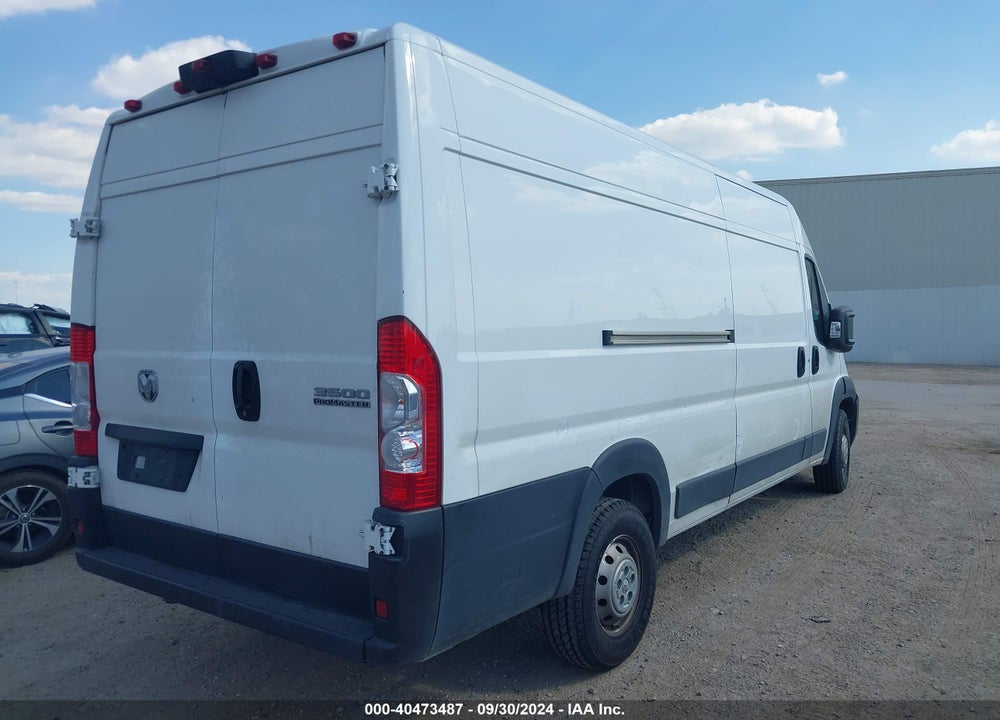2023 RAM PROMASTER 3500 CARGO VAN HIGH ROOF 159 WB EXT VIN: 3C6MRVJG6PE521085