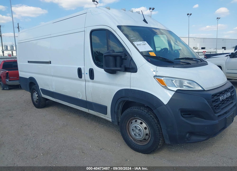 2023 RAM PROMASTER 3500 CARGO VAN HIGH ROOF 159 WB EXT VIN: 3C6MRVJG6PE521085
