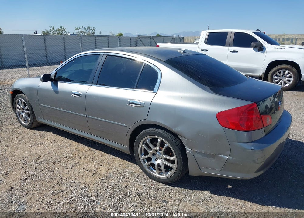 2006 INFINITI G35 VIN: JNKCV51E36M519596