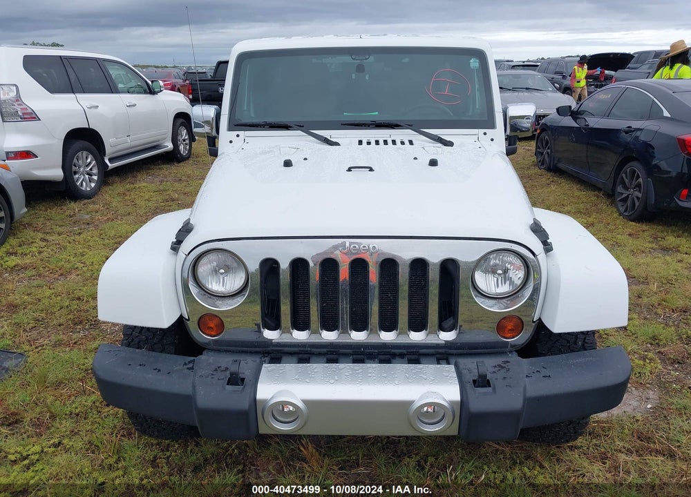 2011 ANGLER JEEP WR UNLIMITED SAHARA VIN: 1J4BA5H14BL558221