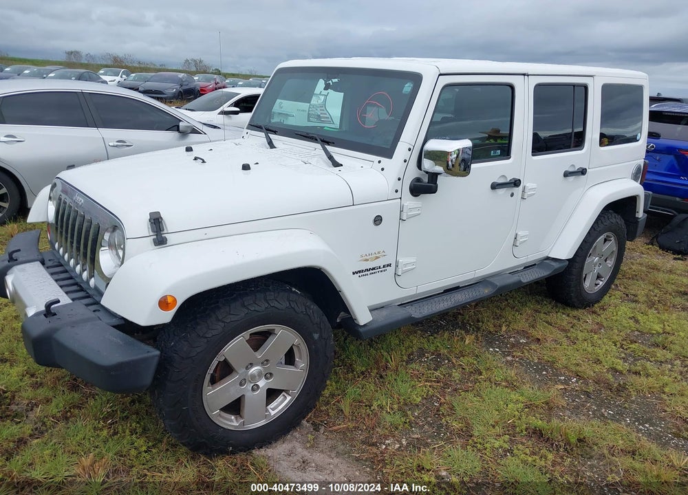 2011 ANGLER JEEP WR UNLIMITED SAHARA VIN: 1J4BA5H14BL558221