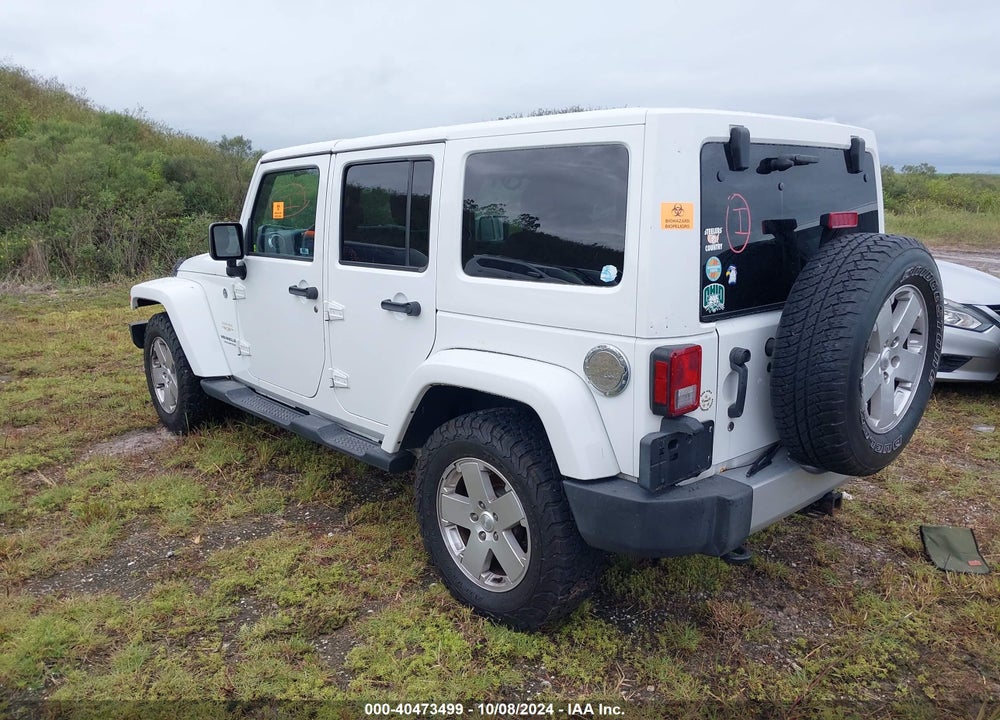 2011 ANGLER JEEP WR UNLIMITED SAHARA VIN: 1J4BA5H14BL558221