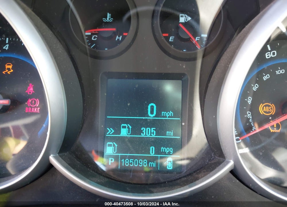 2012 CHEVROLET CRUZE 1LT VIN: 1G1PF5SC5C7150868