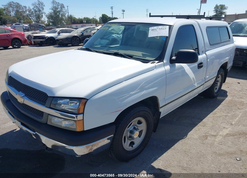 2004 CHEVROLET SILVERADO 1500 WORK TRUCK VIN: 1GCEC14T74Z254345