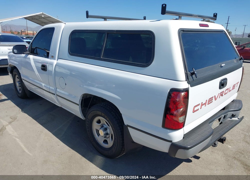 2004 CHEVROLET SILVERADO 1500 WORK TRUCK VIN: 1GCEC14T74Z254345