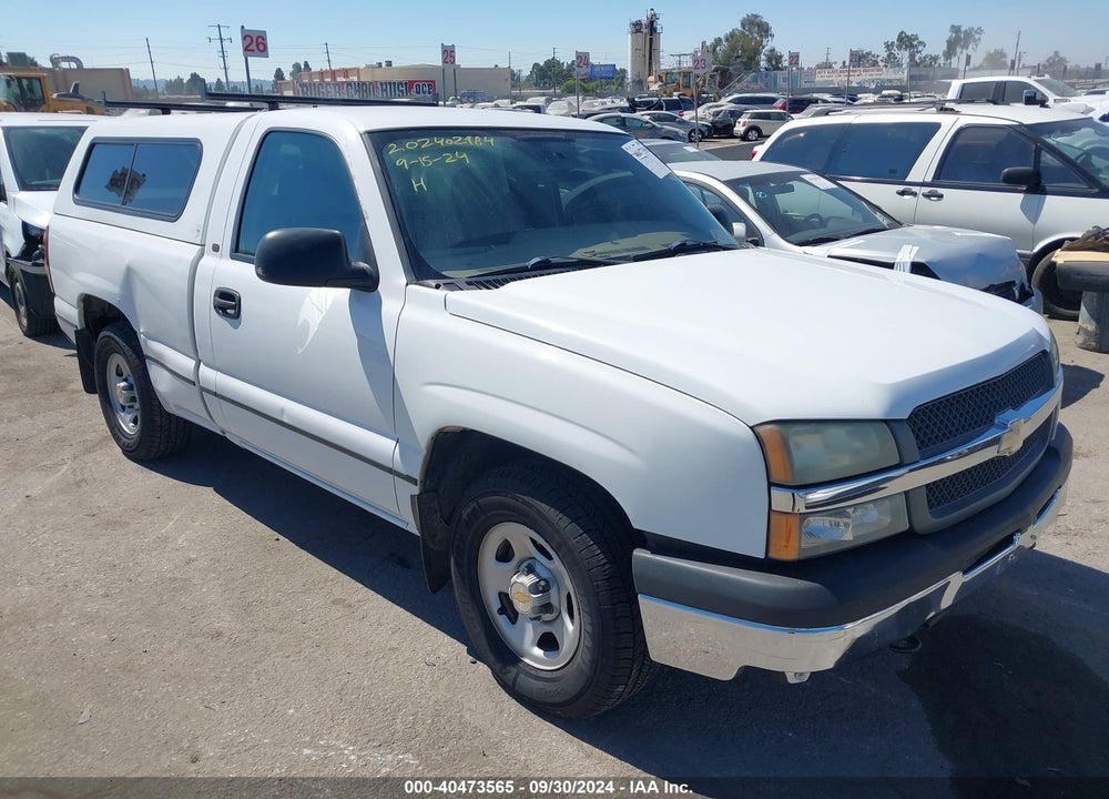 2004 CHEVROLET SILVERADO 1500 WORK TRUCK VIN: 1GCEC14T74Z254345
