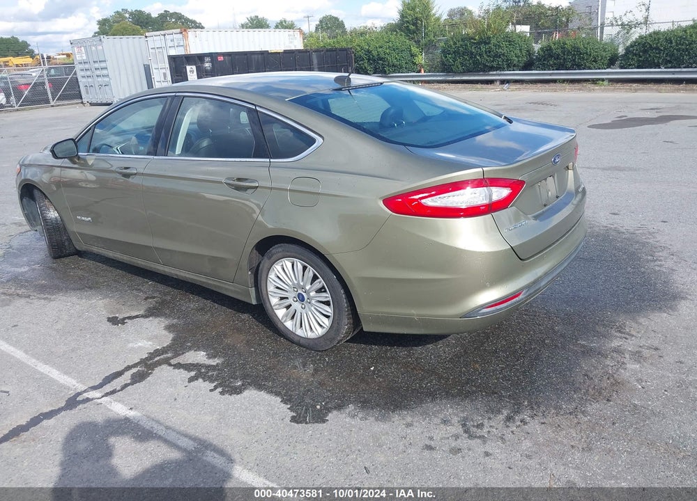 2013 FORD FUSION HYBRID SE VIN: 3FA6P0LU3DR174371