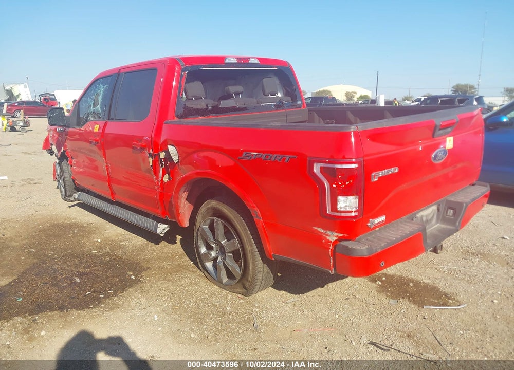 2015 FORD F-150 XLT VIN: 1FTEW1CG9FKE14877