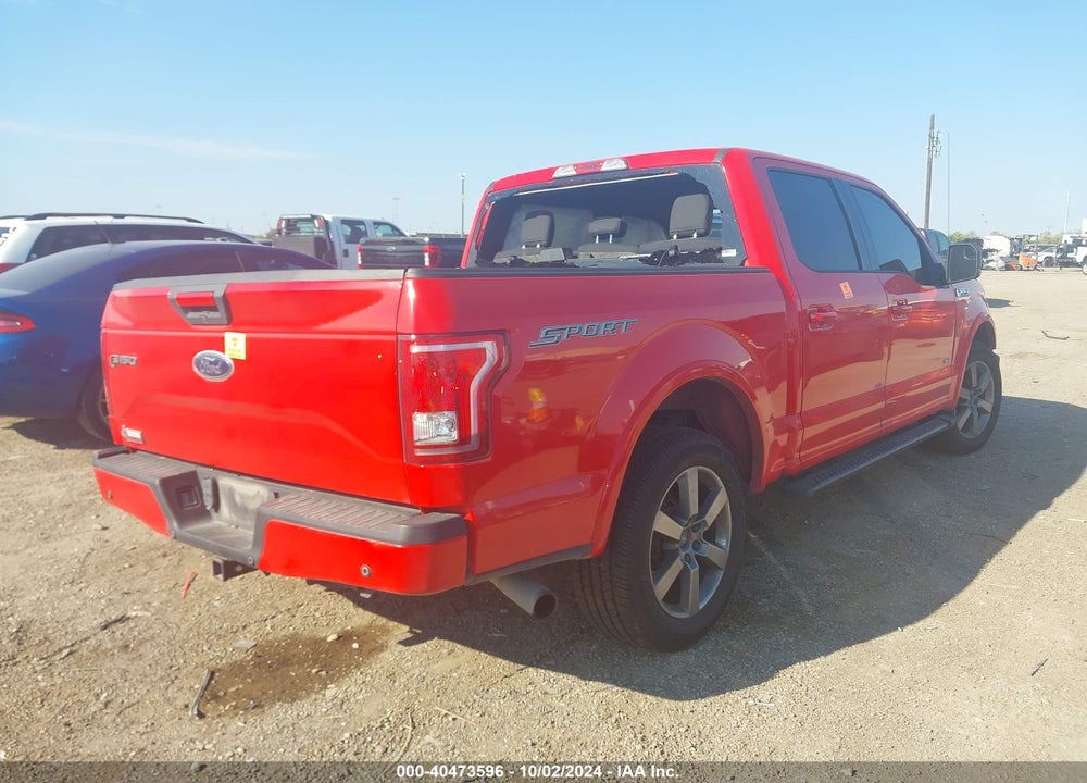 2015 FORD F-150 XLT VIN: 1FTEW1CG9FKE14877