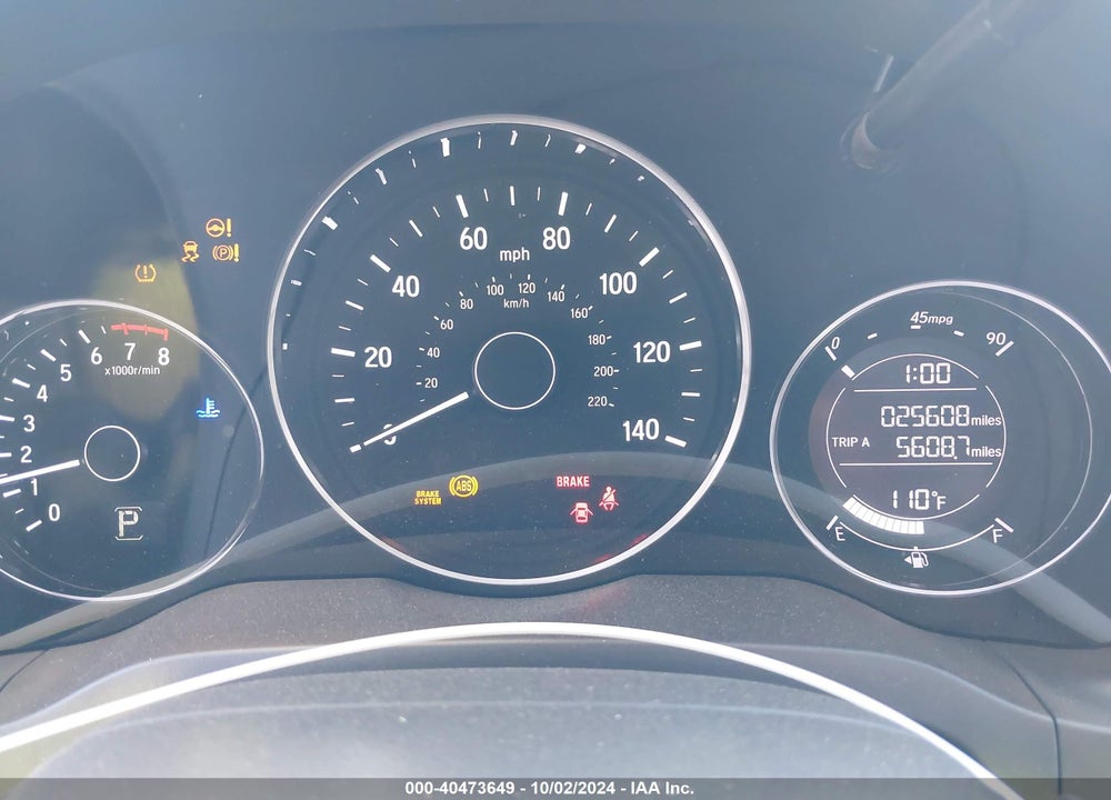 2020 HONDA HR-V 2WD SPORT VIN: 3CZRU5H10LM712977
