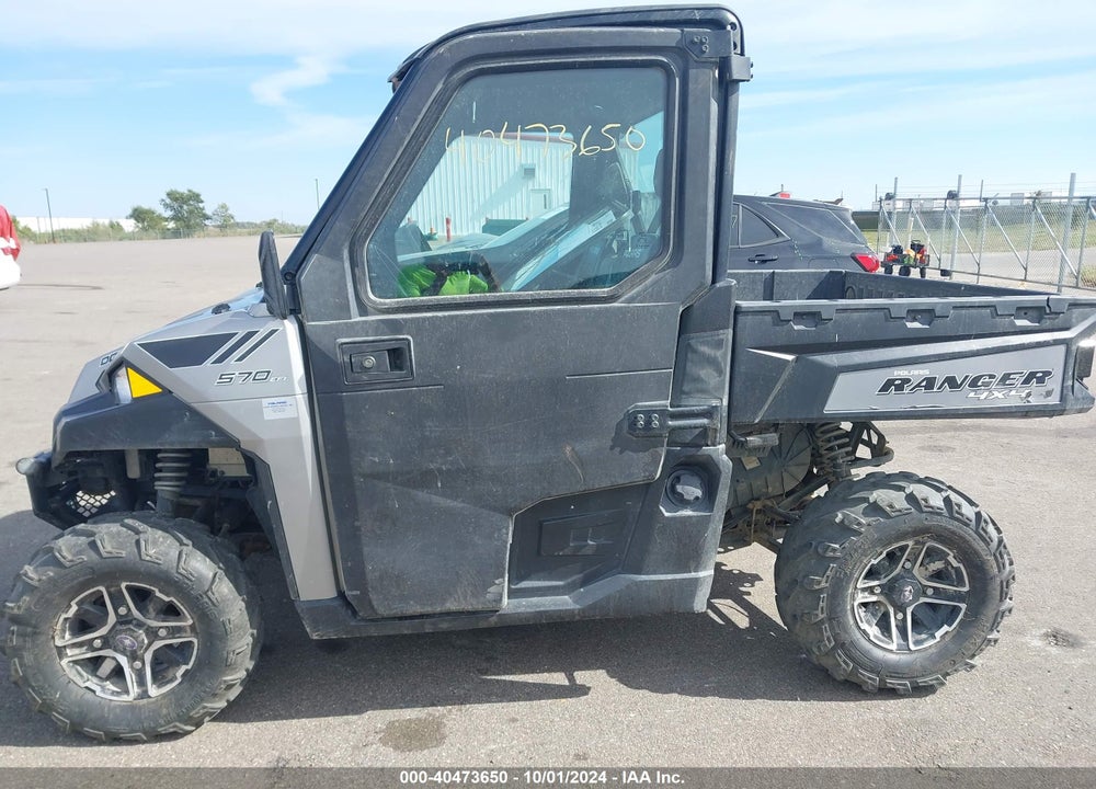 2015 POLARIS RANGER 570 EPS FULL-SIZE VIN: 3NSRTE572FG499887